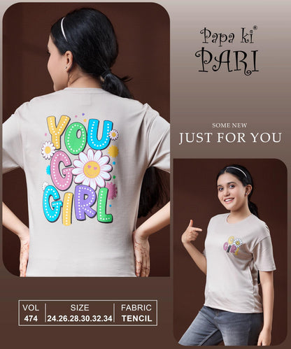 Vol 474 Papa Ki Pari Tencil Girls Top Supplier