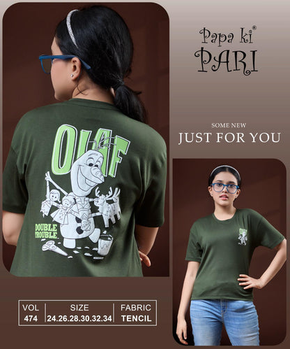 Vol 474 Papa Ki Pari Tencil Girls Top Supplier