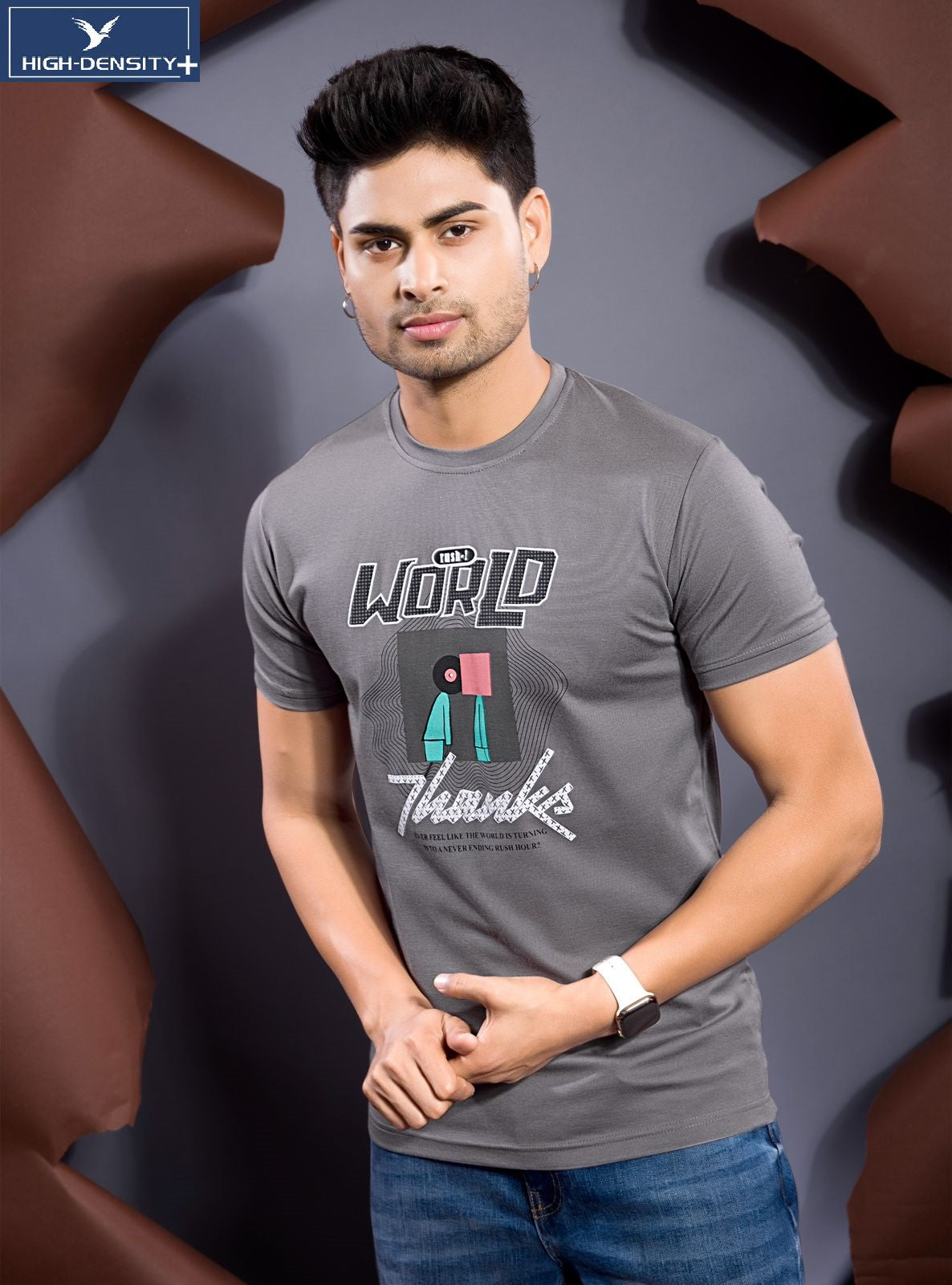 Vol 4794-4801 High Density Tencil Lycra Mens Tshirts Manufacturer Ahmedabad