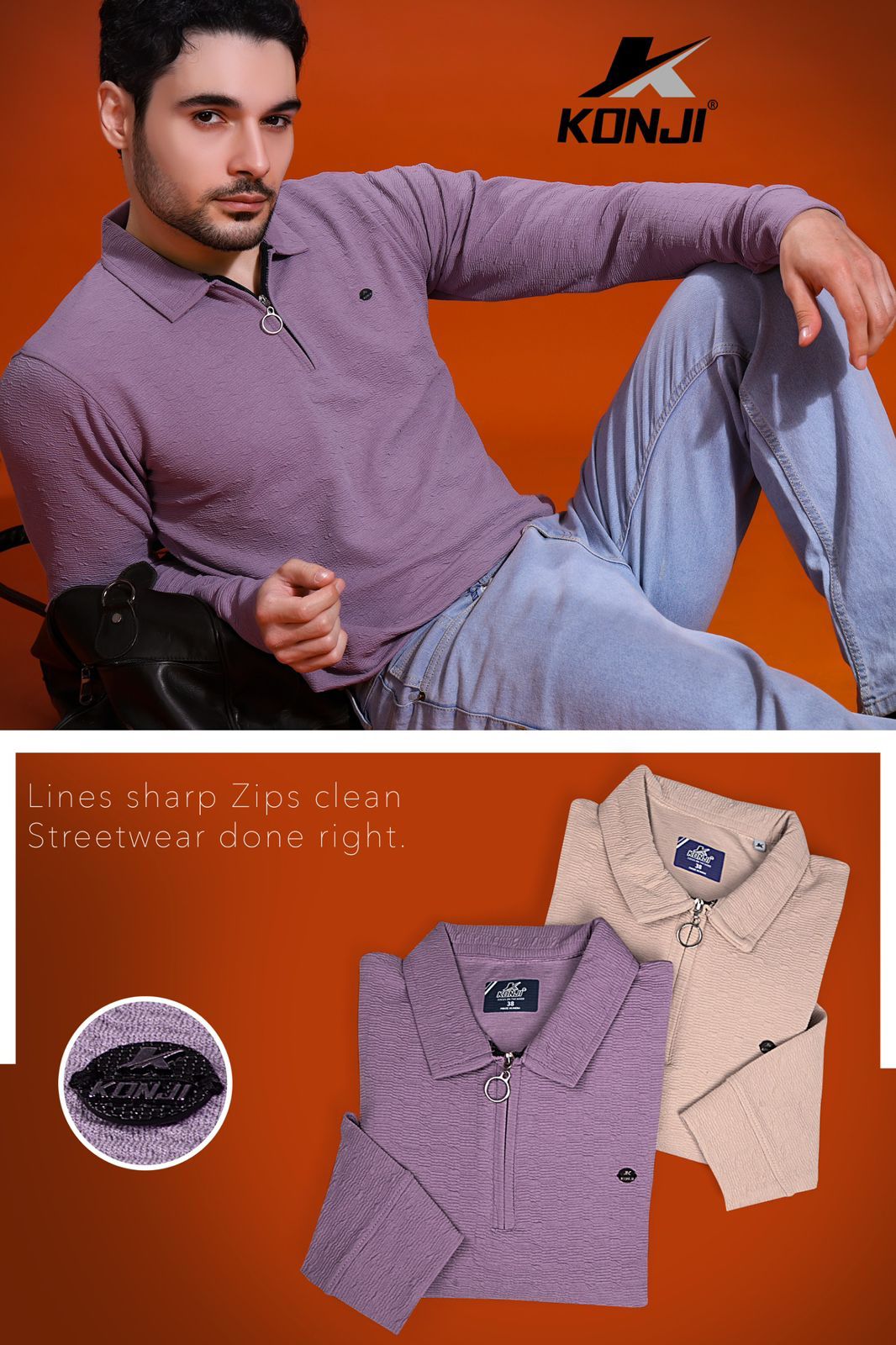 Vol 486 Konji Crepe Mens Tshirts Exporter Ahmedabad