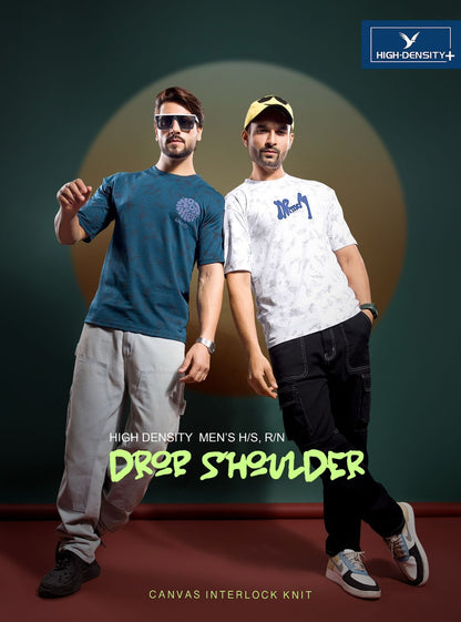 Vol 4884 To 4891 High Density Canvas Interlock Mens Tshirts Supplier