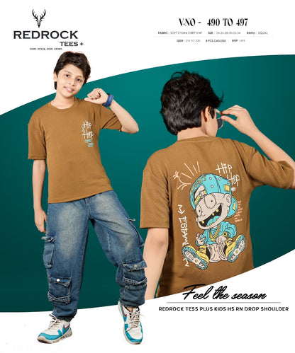 Vol 490 To 497 Redrock Knit Boys Tshirt Manufacturer