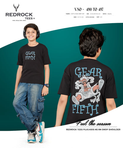 Vol 490 To 497 Redrock Knit Boys Tshirt Manufacturer