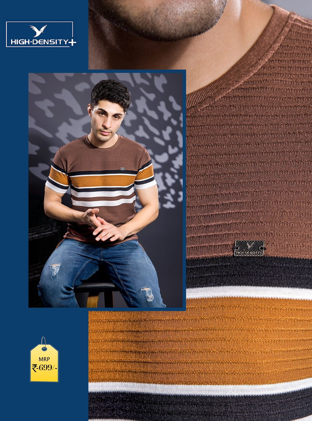 Vol 4978 To 4985 High Density Cord Knit Mens Tshirts Manufacturer