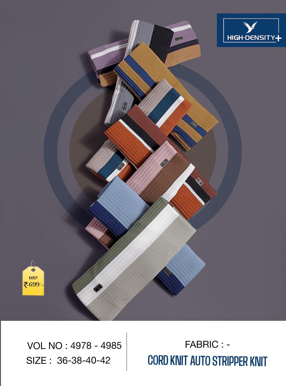 Vol 4978 To 4985 High Density Cord Knit Mens Tshirts Manufacturer