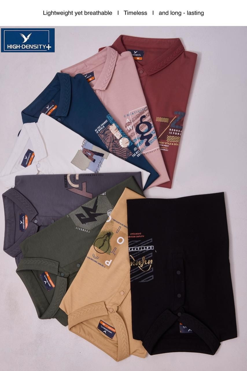 Vol 4994-5001 High Density Tencil Lycra Mens Tshirts Wholesale Price