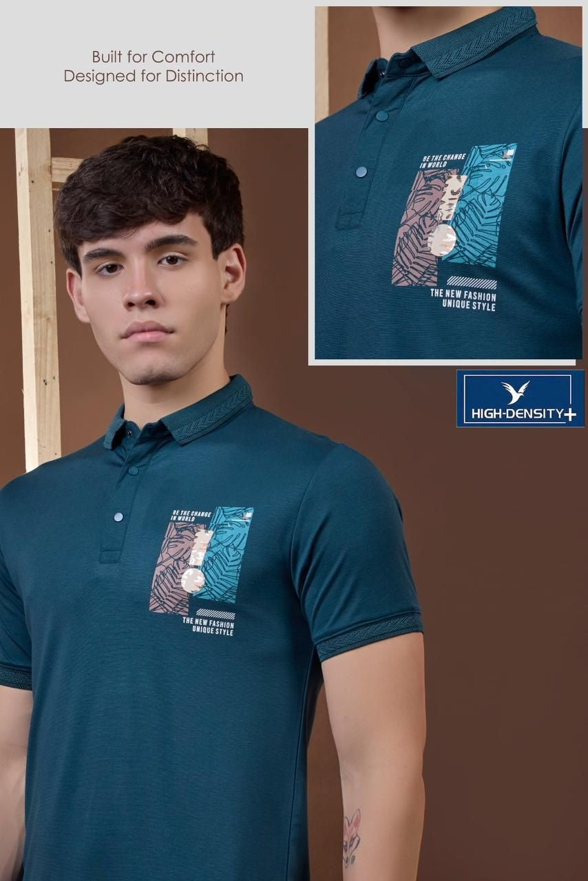 Vol 4994-5001 High Density Tencil Lycra Mens Tshirts Wholesale Price