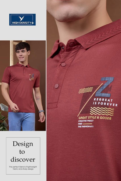 Vol 4994-5001 High Density Tencil Lycra Mens Tshirts Wholesale Price