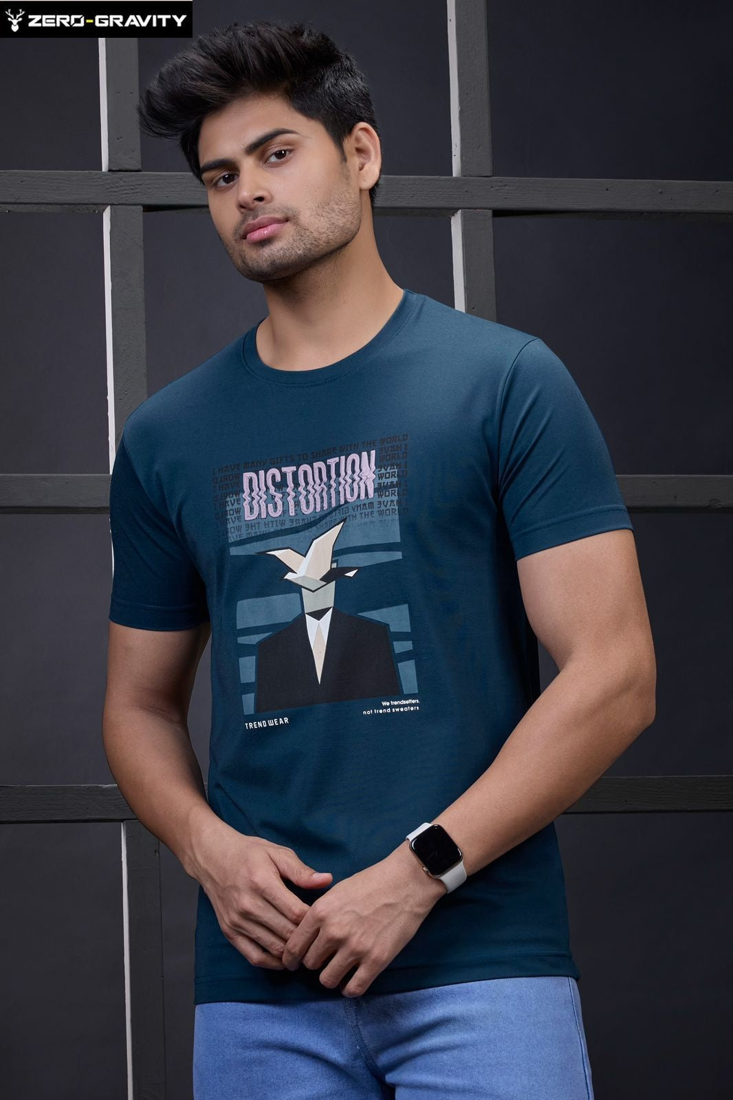 Vol 5018 To 5025 Zero Gravity Tencil Lycra Mens Tshirts Wholesale Price