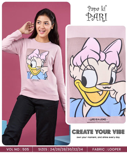 Vol 505 Papa Ki Pari Cotton Looper Girls Tshirt Wholesaler