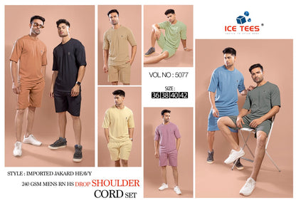 Vol 5077 Ice Tees Imported Mens Co Ord Set Supplier