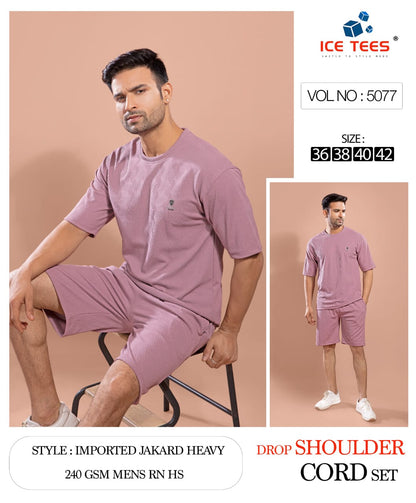 Vol 5077 Ice Tees Imported Mens Co Ord Set Supplier