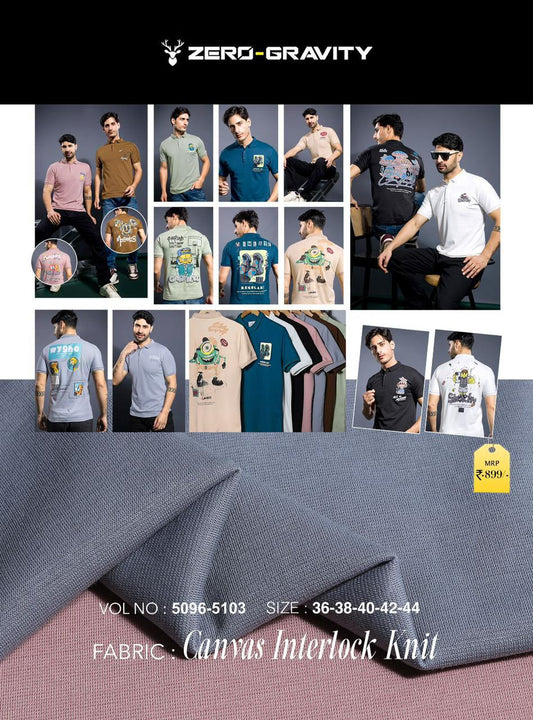 Vol 5096 To 5103 Zero Gravity Interlock Mens Tshirts Manufacturer
