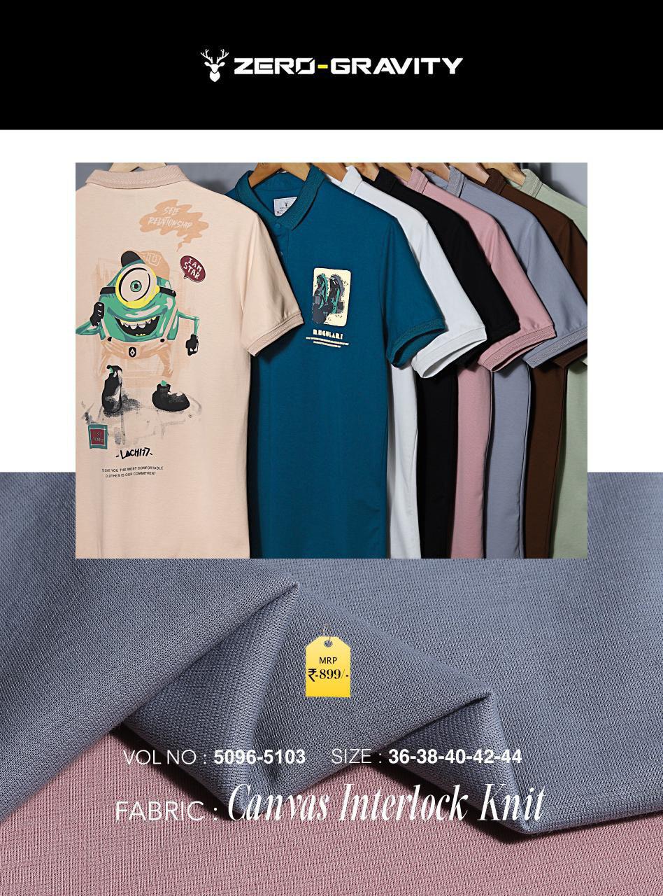 Vol 5096 To 5103 Zero Gravity Interlock Mens Tshirts Manufacturer