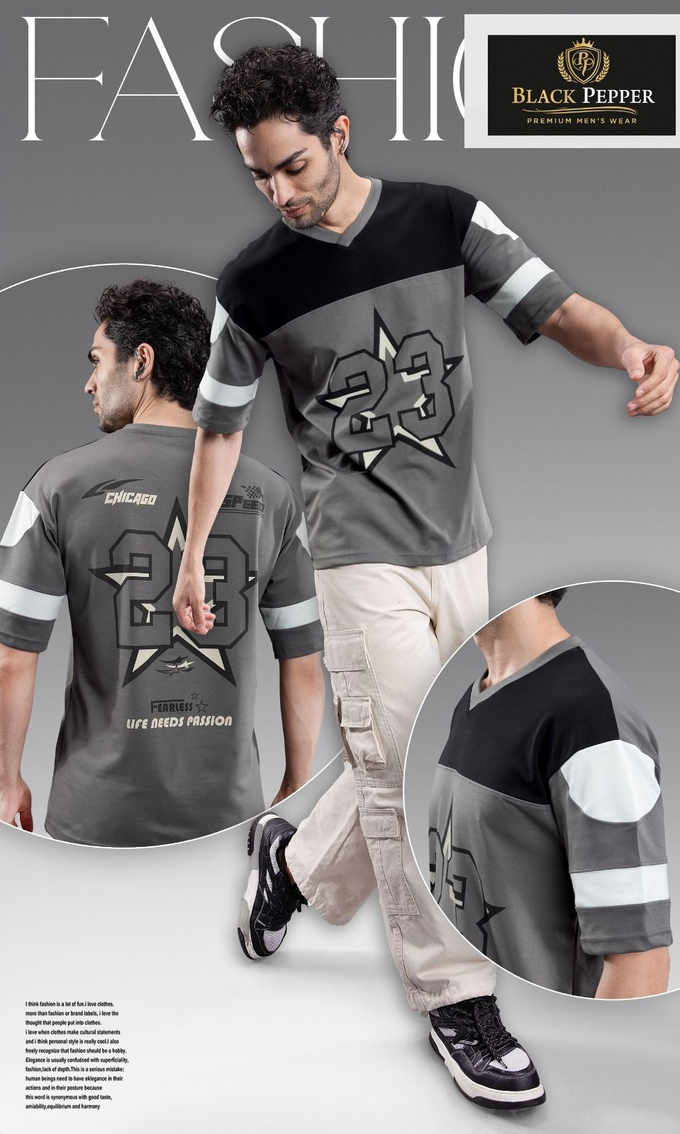 Vol 50 To 57 Black Pepper Interlock Mens Tshirts Manufacturer Ahmedabad