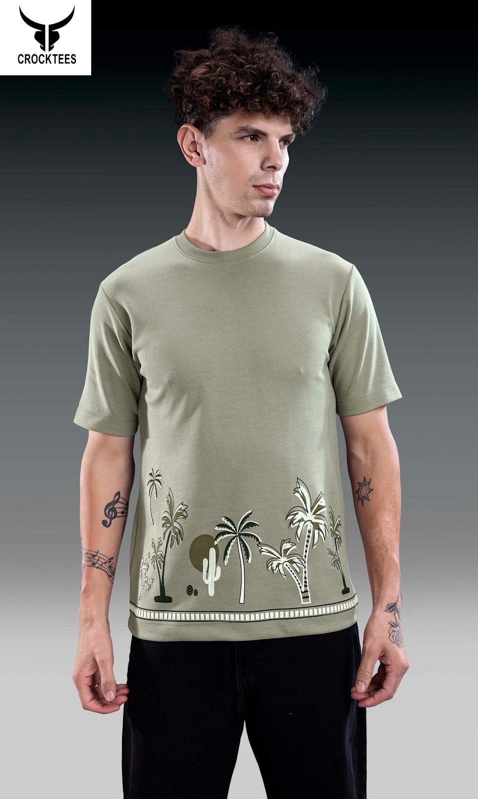 Vol 5105 Crocktees Knit Mens Tshirts Manufacturer
