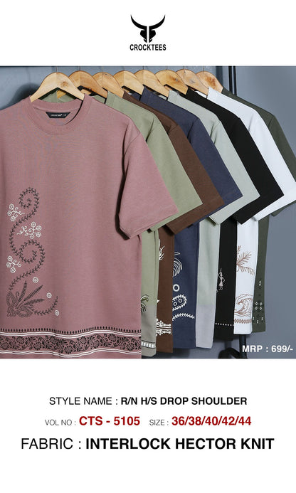 Vol 5105 Crocktees Knit Mens Tshirts Manufacturer