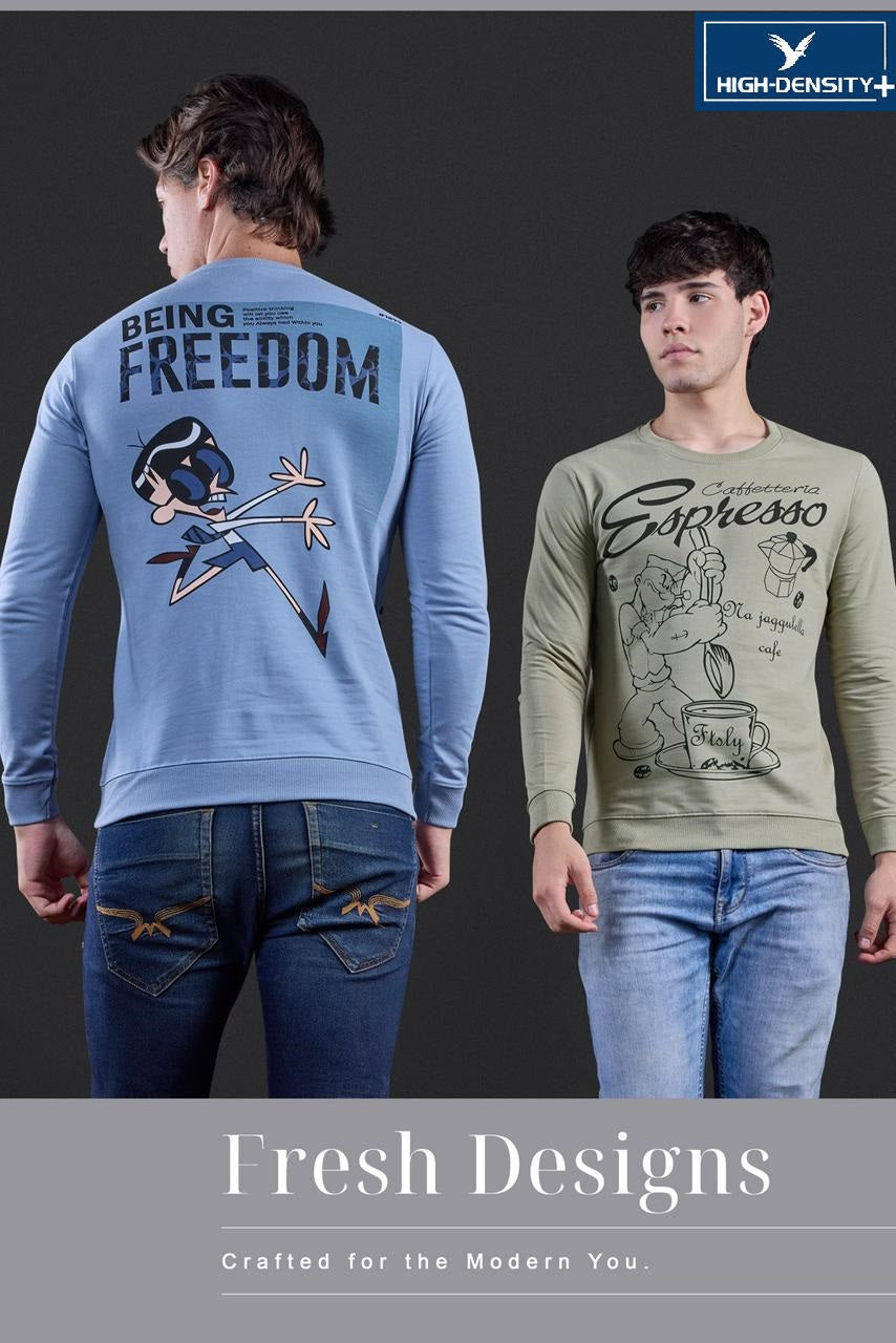 Vol 5142-5147 High Density Cotton Looper Mens Tshirts Wholesale Price