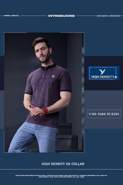 Vol 5184-5191 High Density Knit Mens Tshirts Wholesaler Ahmedabad