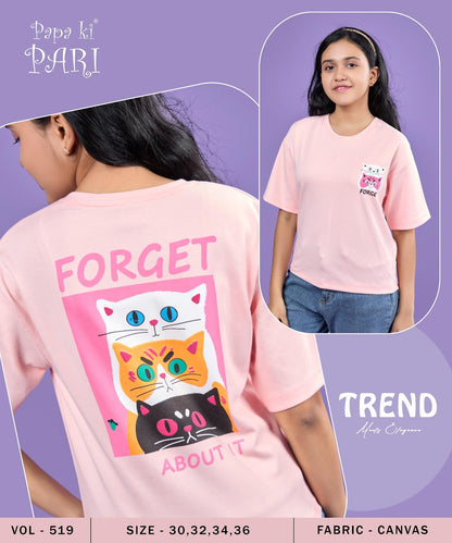 Vol 519 Papa Ki Pari Canvas Girls Top Exporter