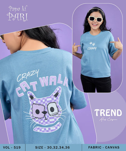 Vol 519 Papa Ki Pari Canvas Girls Top Exporter
