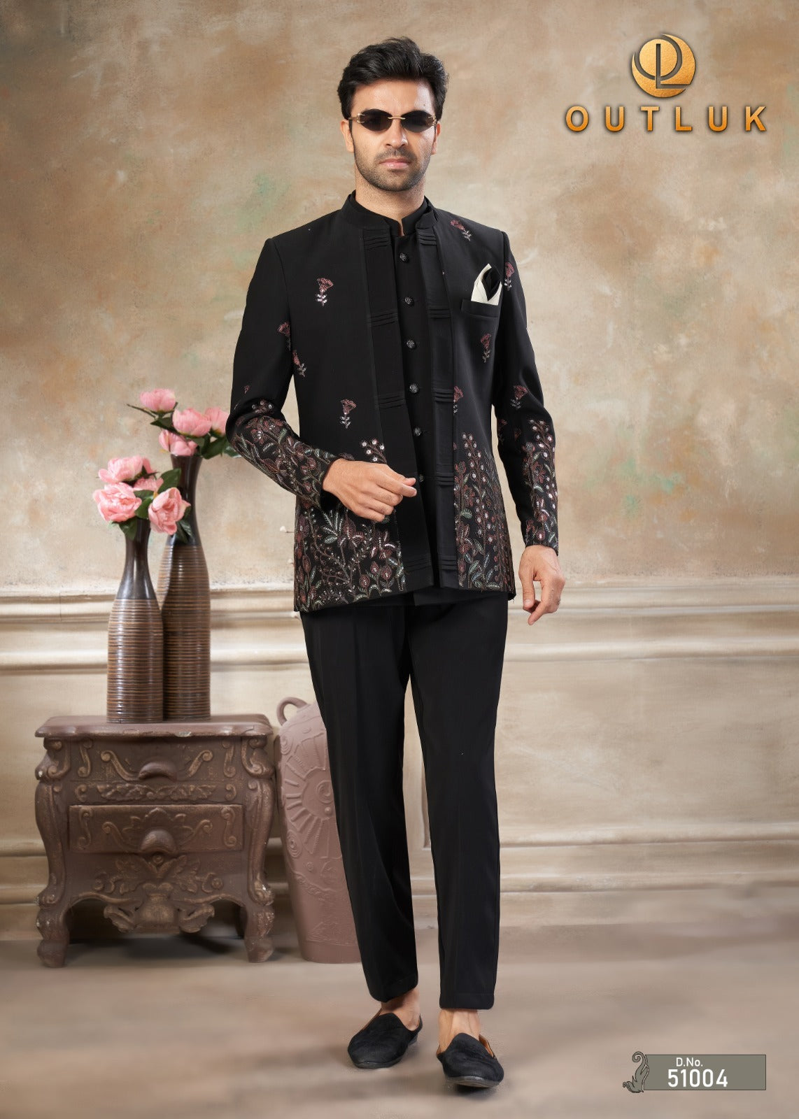 Vol 51 Wedding Collection Outluk Rayon Mens Coat Pant Wholesale Rate