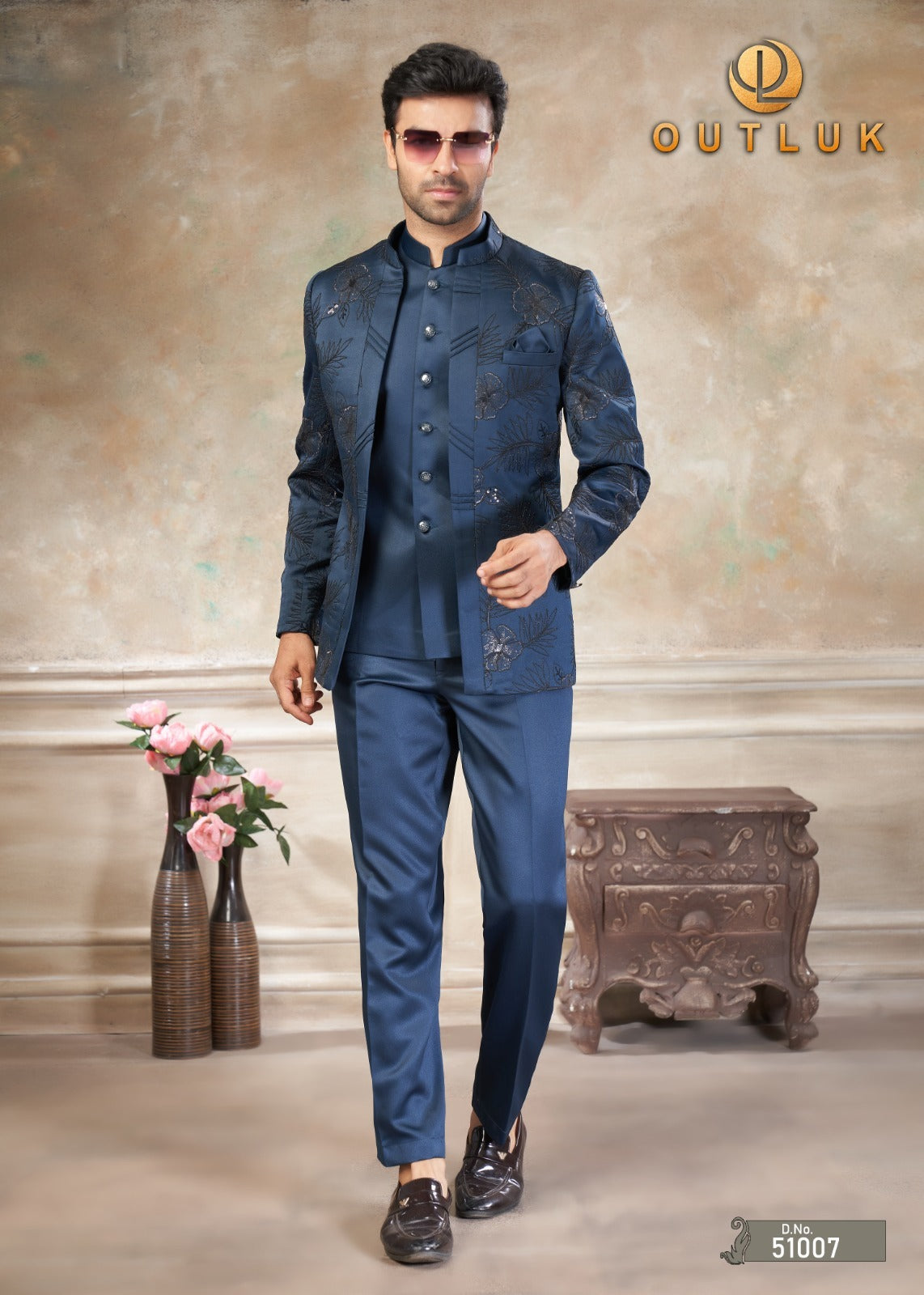 Vol 51 Wedding Collection Outluk Rayon Mens Coat Pant Wholesale Rate