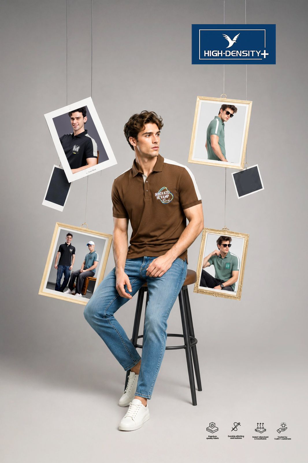 Vol 520 To 527 Cut N Sew High Density Interlock Mens Tshirts Wholesale