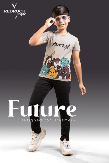 Vol 520 To 527 Redrock Interlock Boys Tshirt Exporter India