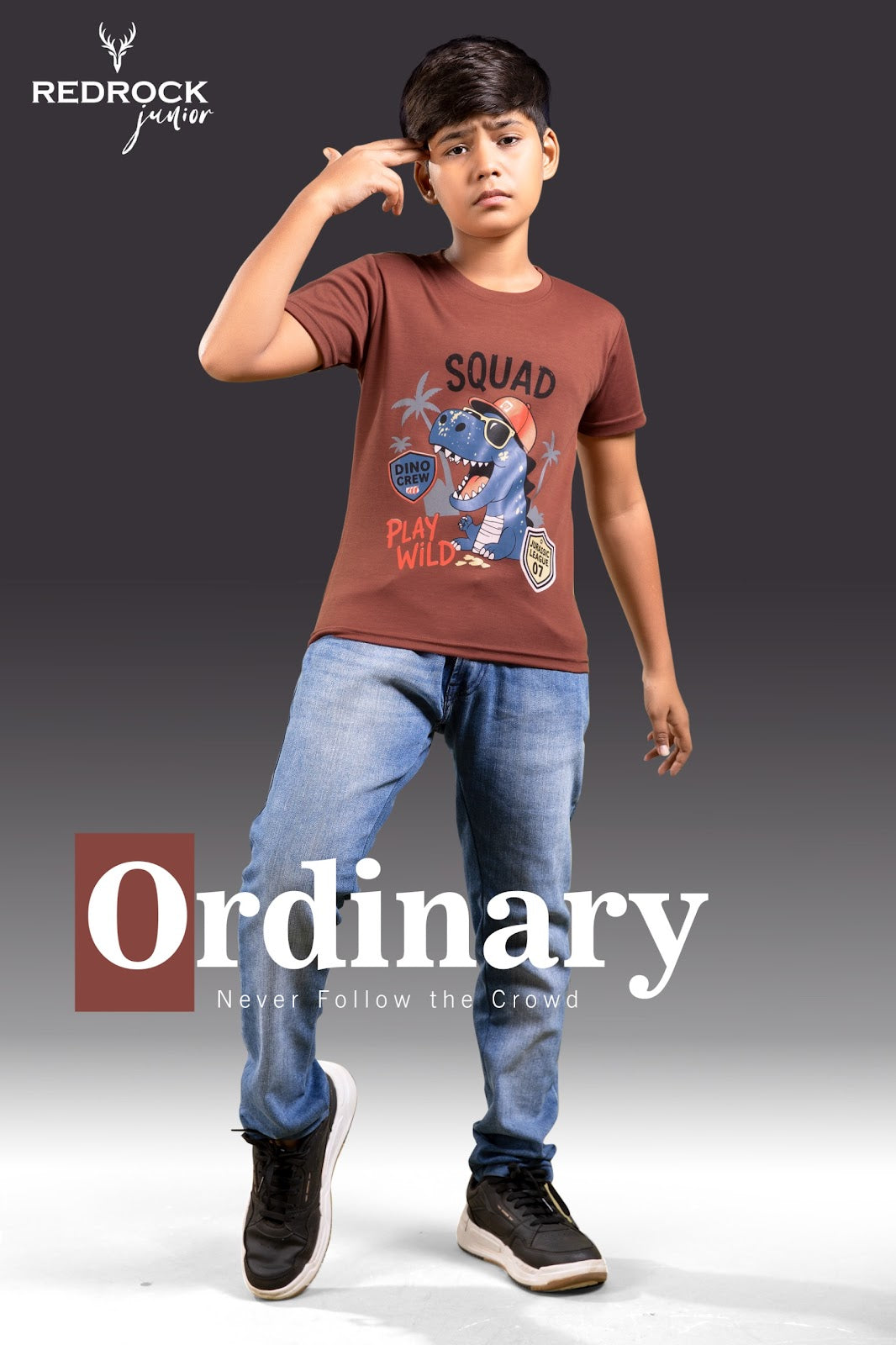 Vol 520 To 527 Redrock Interlock Boys Tshirt Exporter India