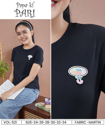 Vol 521 Papa Ki Pari Imported Girls Top Supplier India