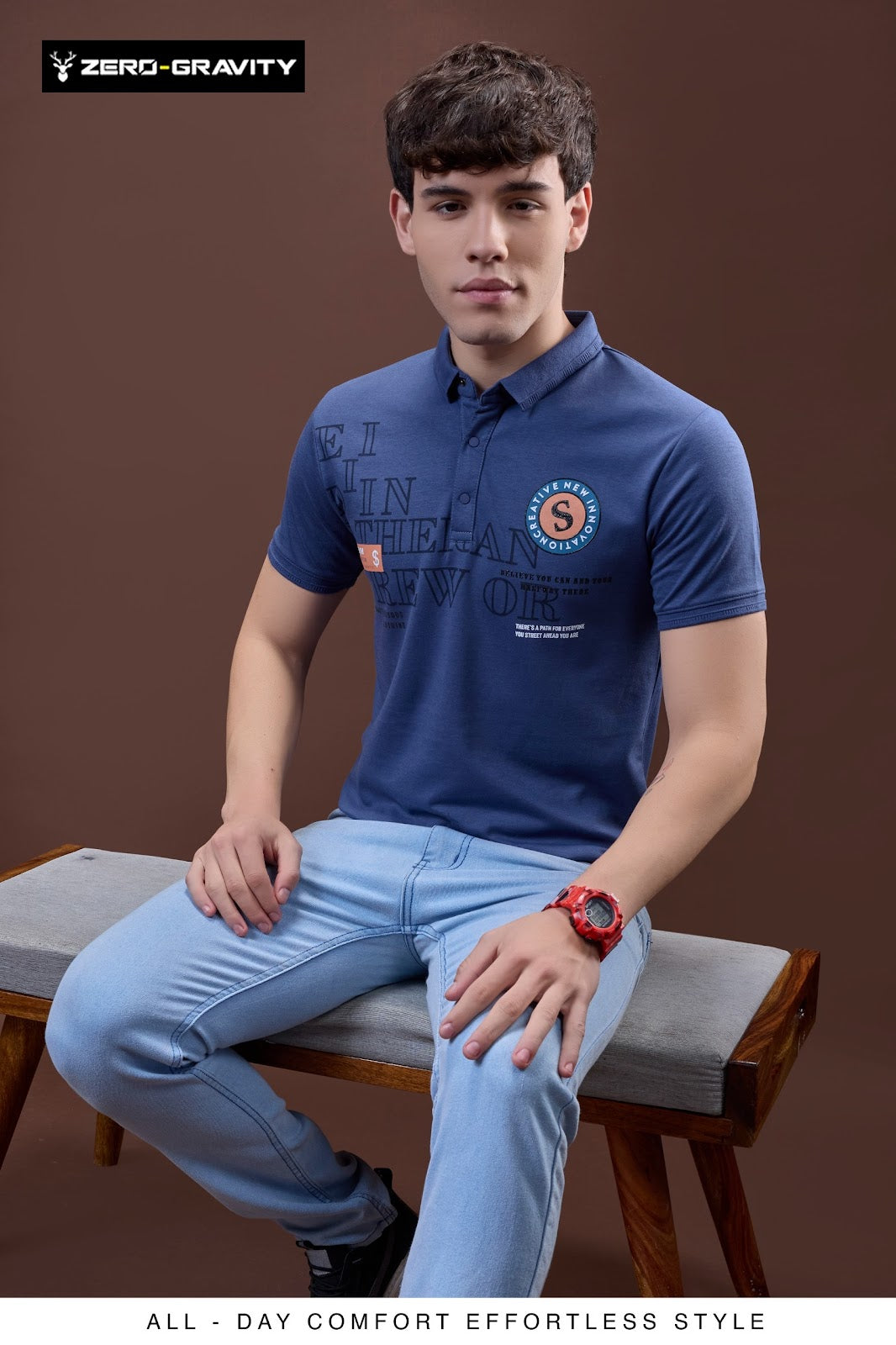 Vol 5248-5255 Zero Gravity Knit Mens Tshirts Exporter