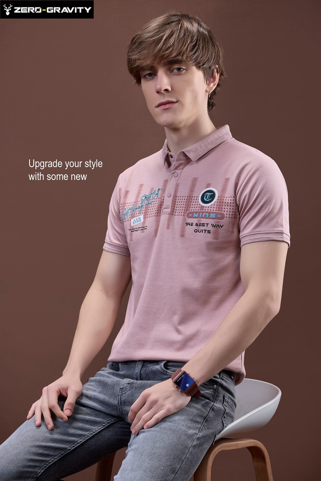 Vol 5248-5255 Zero Gravity Knit Mens Tshirts Exporter