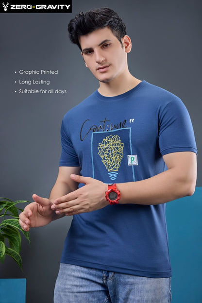 Vol 5264 To 5271 Zero Gravity Tencil Lycra Mens Tshirts Wholesale