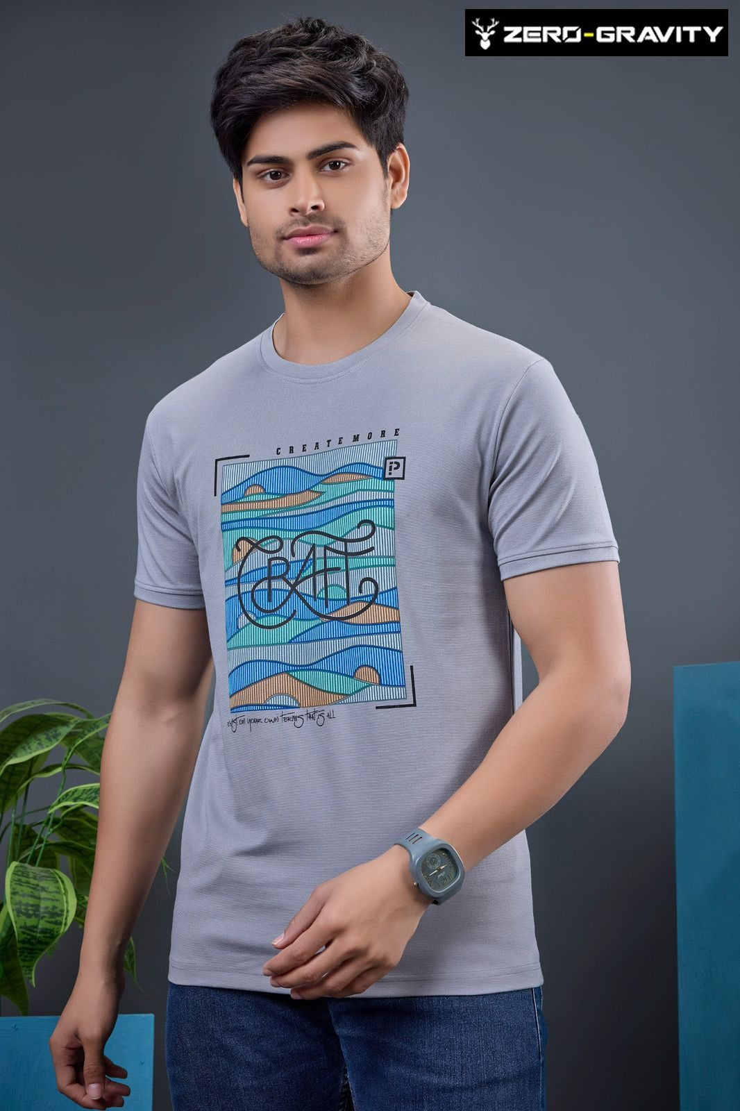 Vol 5264 To 5271 Zero Gravity Tencil Lycra Mens Tshirts Wholesale