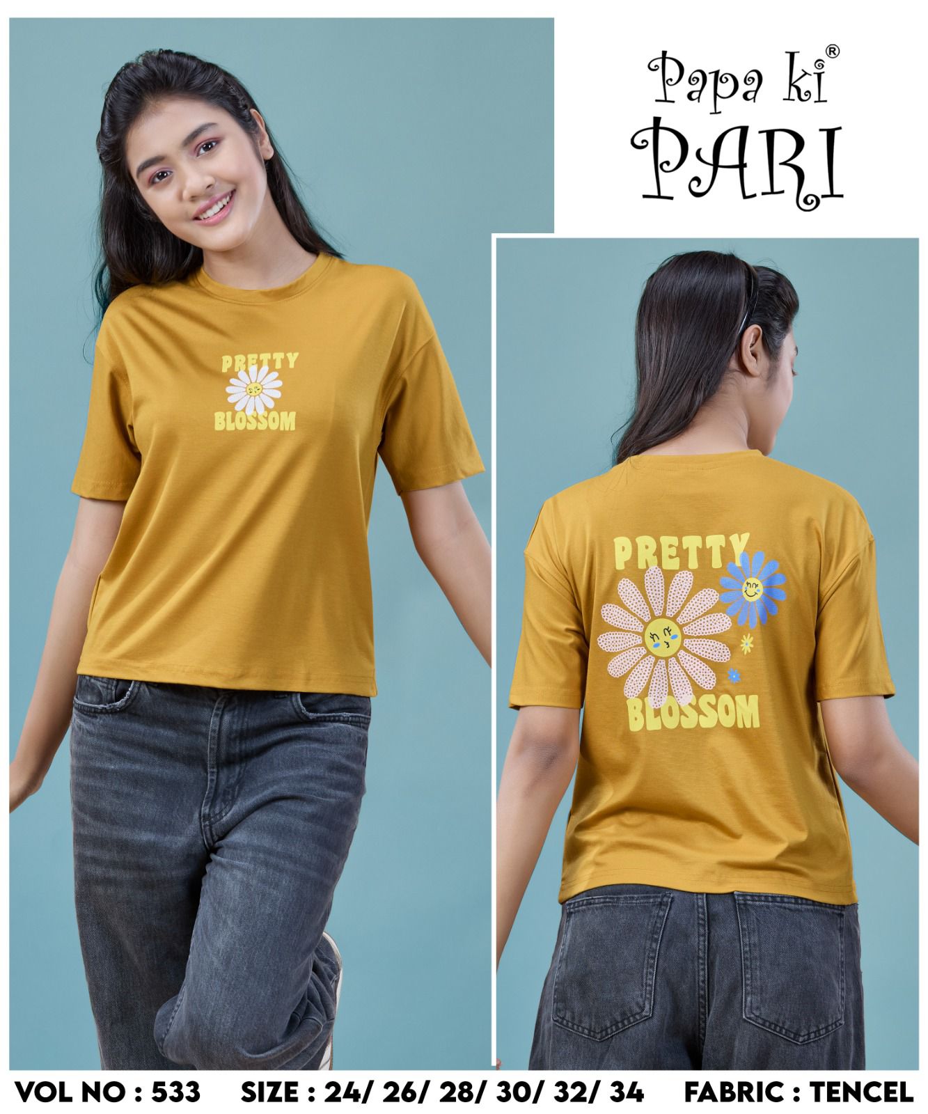 Vol 533 Papa Ki Pari Imported Girls Top Exporter Ahmedabad