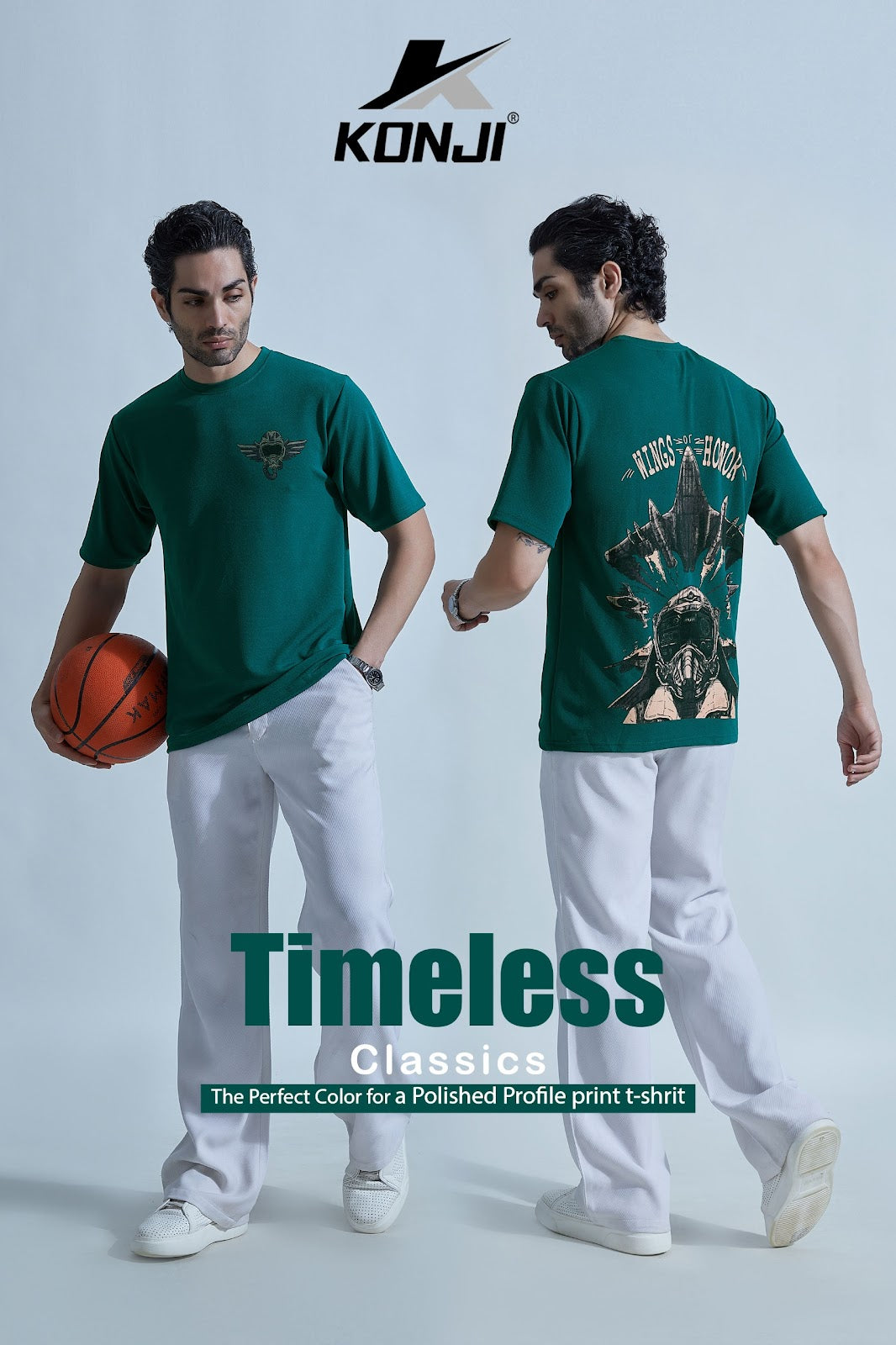 Vol 534 Konji Crape Mens Tshirts Wholesaler