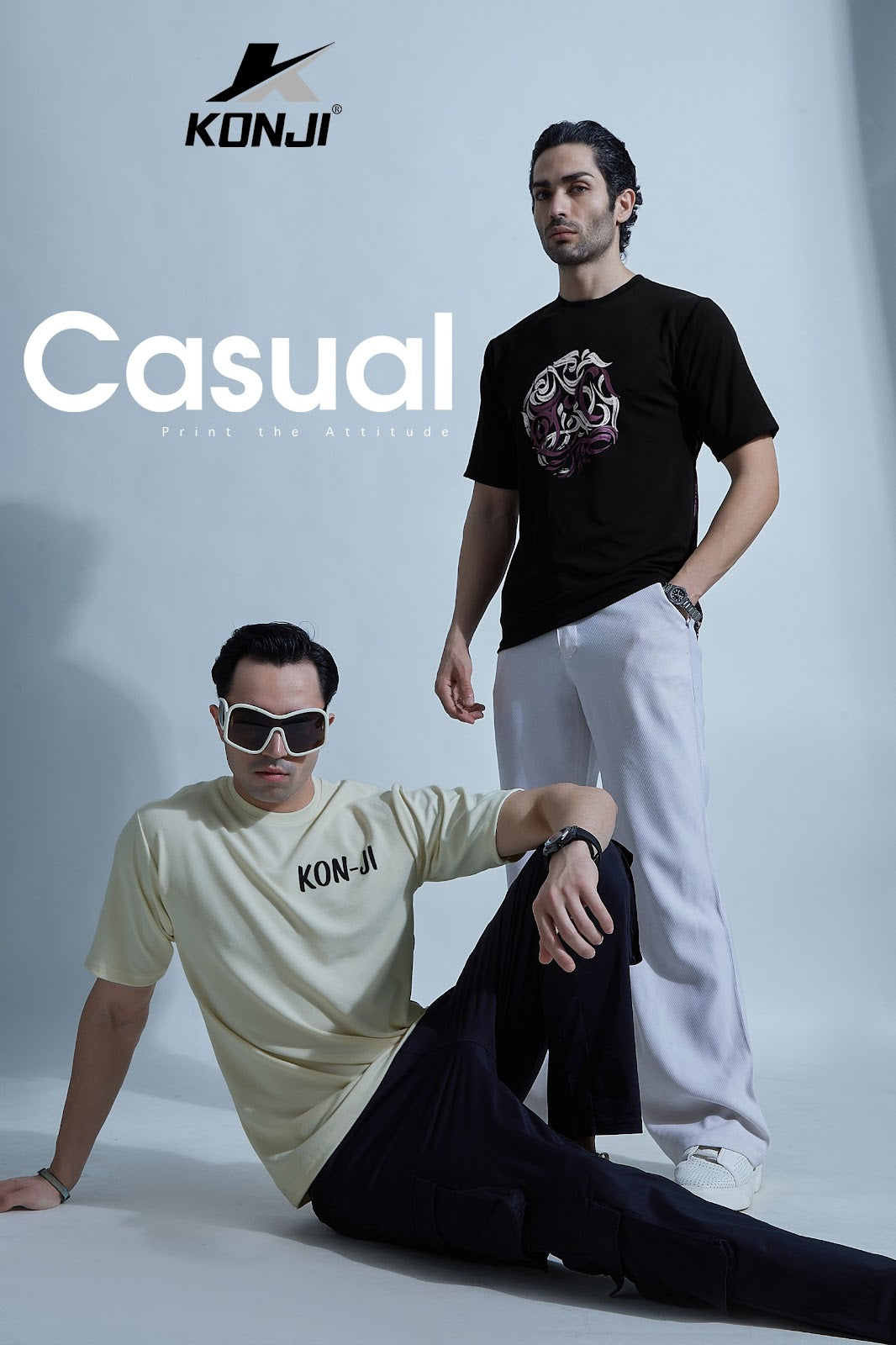 Vol 534 Konji Crape Mens Tshirts Wholesaler