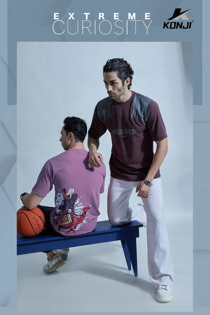 Vol 534 Konji Crape Mens Tshirts Wholesaler