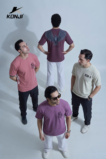 Vol 534 Konji Crape Mens Tshirts Wholesaler