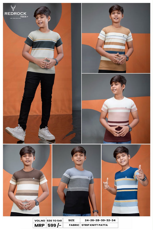 Vol 536 To 541 Redrock Knit Boys Tshirt Supplier