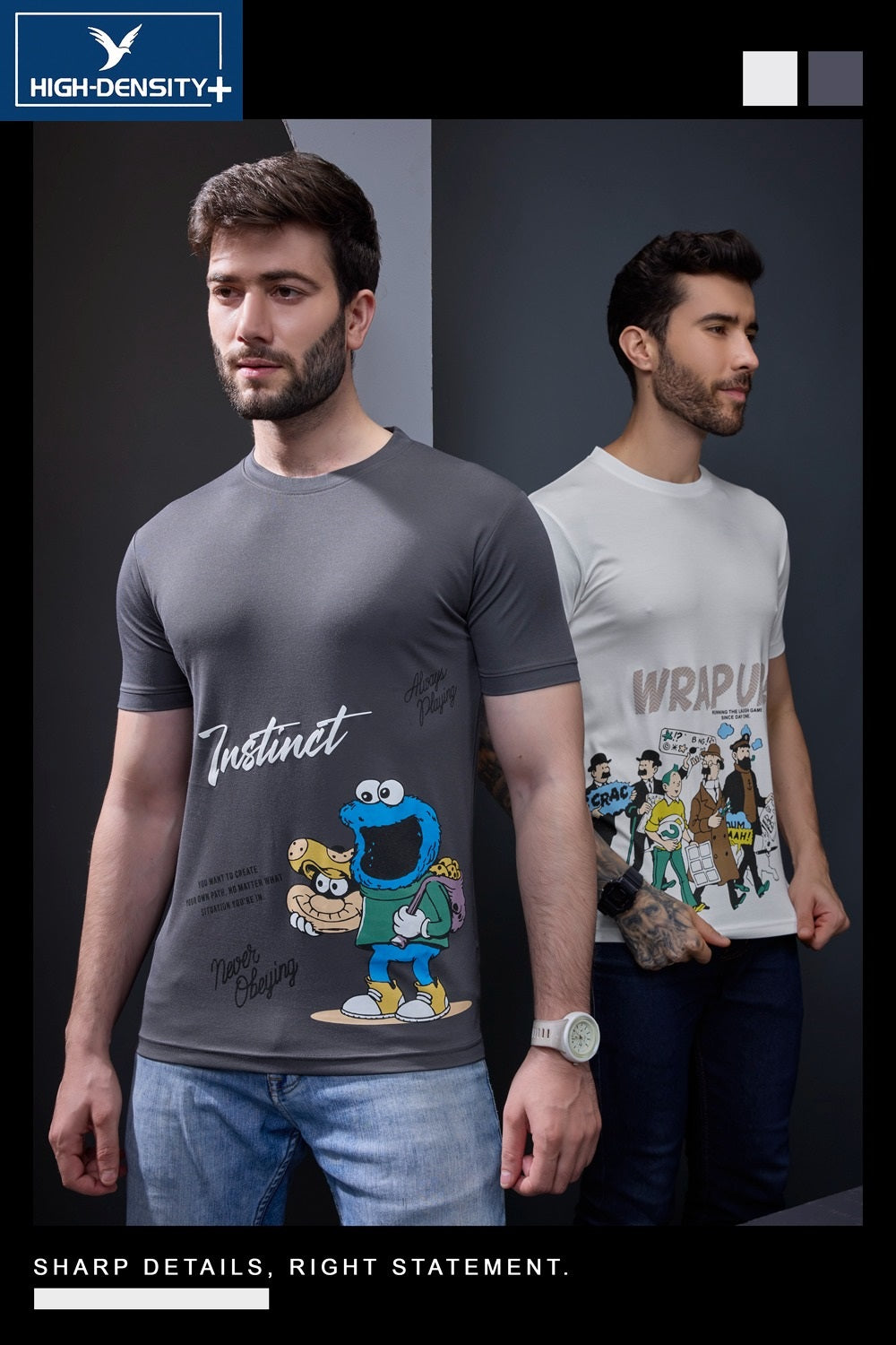 Vol 5382 To 5389 High Density Tencil Lycra Mens Tshirts Wholesaler India