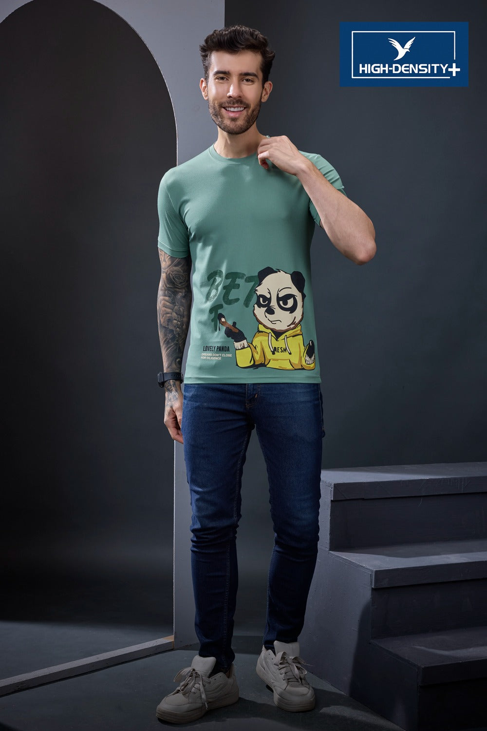 Vol 5382 To 5389 High Density Tencil Lycra Mens Tshirts Wholesaler India