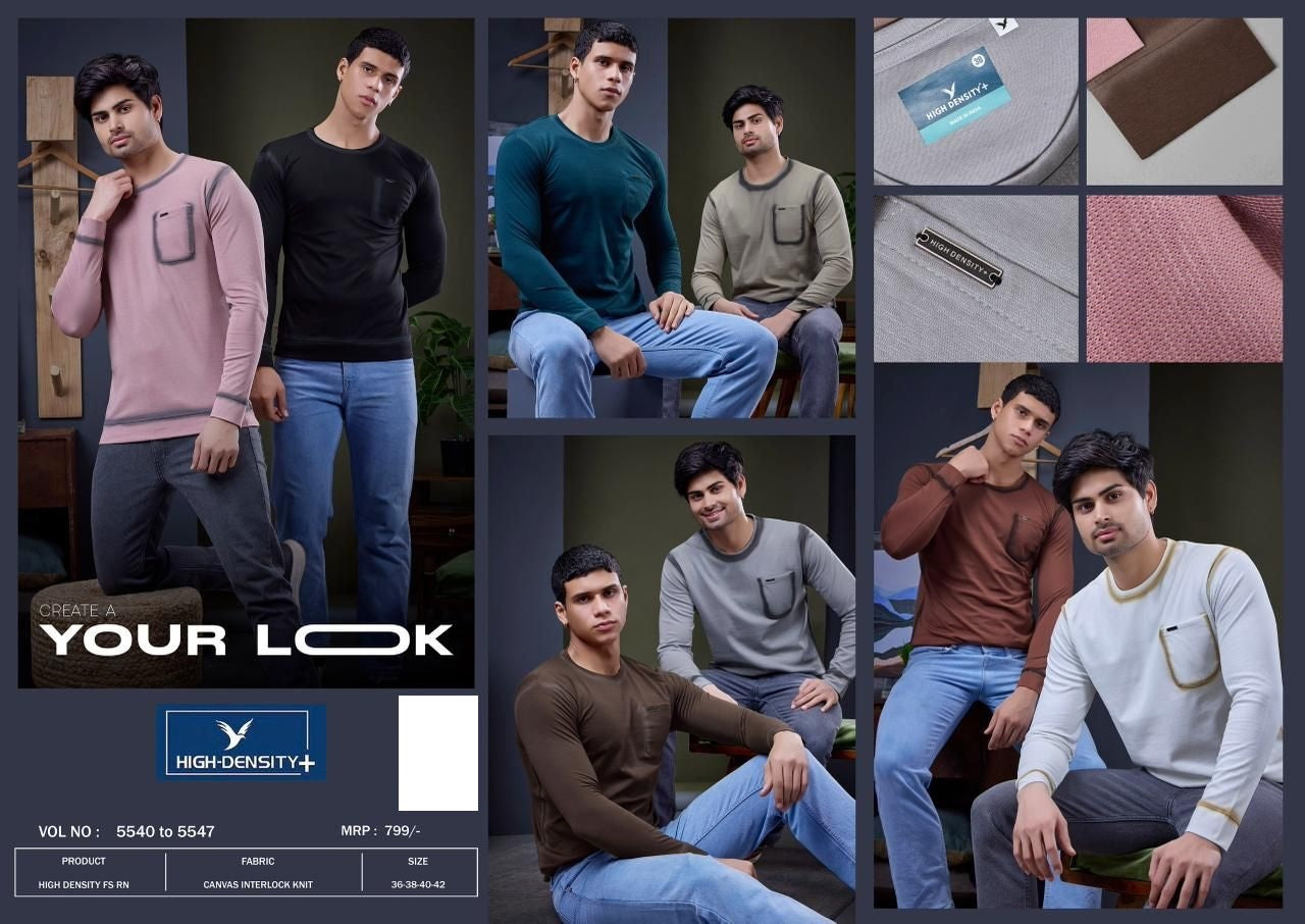 Vol 5540 To 5547 High Density Premium Mens Tshirts Supplier Gujarat