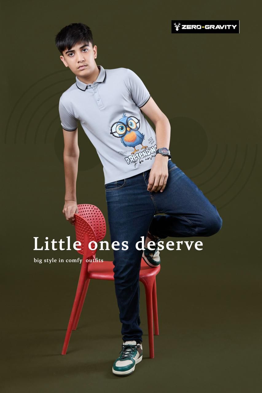 Vol 5556 To 5563 Zero Gravity Tencil Lycra Boys Tshirt Manufacturer