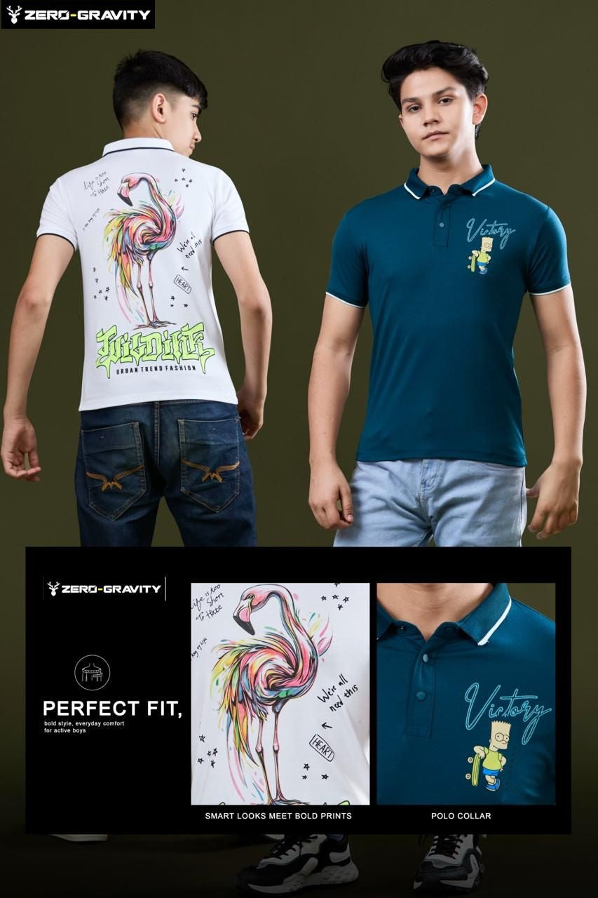 Vol 5556 To 5563 Zero Gravity Tencil Lycra Boys Tshirt Manufacturer