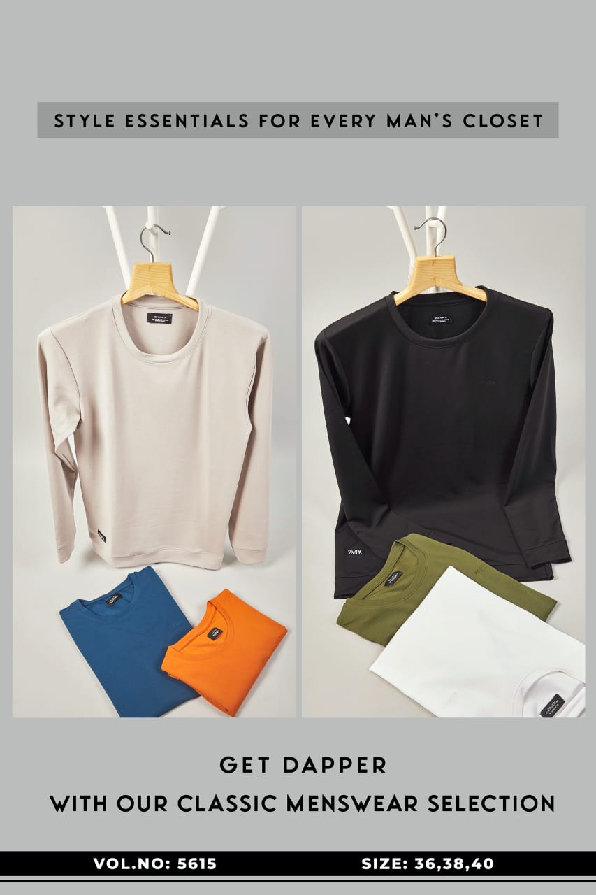 Vol 56-15 Zaara Crape Mens Tshirts Wholesaler Gujarat