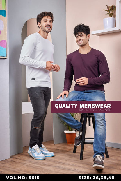 Vol 56-15 Zaara Crape Mens Tshirts Wholesaler Gujarat