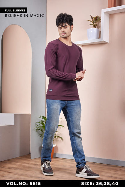 Vol 56-15 Zaara Crape Mens Tshirts Wholesaler Gujarat