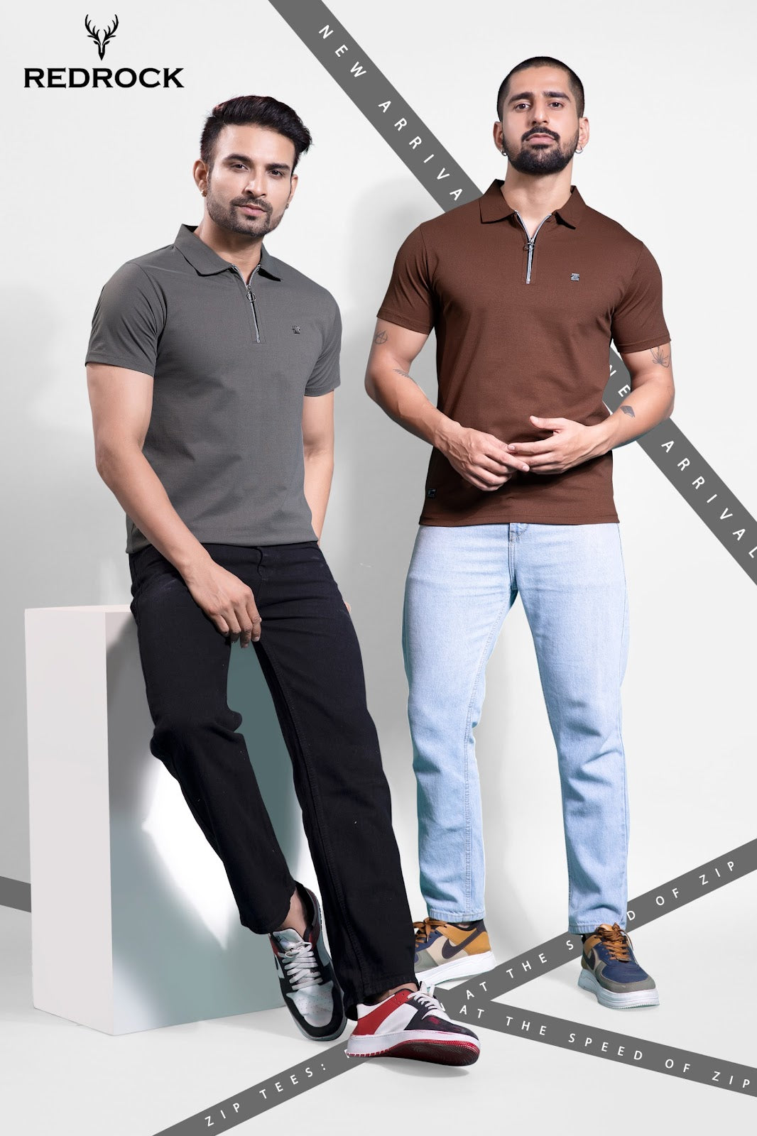 Vol 566 To 571 Redrock Fake Cotton Mens Tshirts Wholesaler Ahmedabad